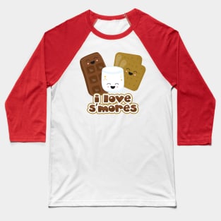 I Love S'Mores Baseball T-Shirt